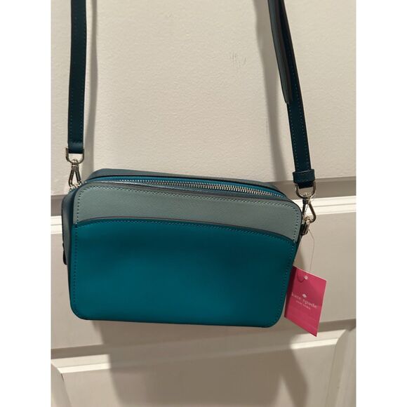 NEW Kate Spade New York Lauryn Color-block Camera Crossbody Bag - Picture 12 of 16